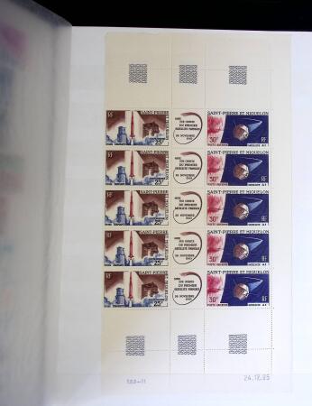 1938-1995, Stock en un album comprenant une partie