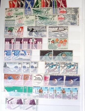 1938-1995, Stock en un album comprenant une partie