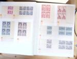 1928-1998, Collection de coins datés en 3 classeurs,