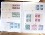 1928-1998, Collection de coins datés en 3 classeurs,