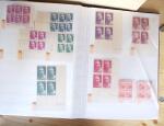 1928-1998, Collection de coins datés en 3 classeurs,