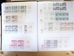 1928-1998, Collection de coins datés en 3 classeurs,