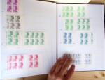 1928-1998, Collection de coins datés en 3 classeurs,