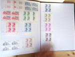 1928-1998, Collection de coins datés en 3 classeurs,