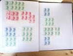 1928-1998, Collection de coins datés en 3 classeurs,