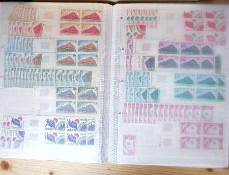 1928-1998, Collection de coins datés en 3 classeurs,