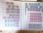 1928-1998, Collection de coins datés en 3 classeurs,