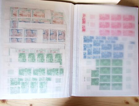 1928-1998, Collection de coins datés en 3 classeurs,