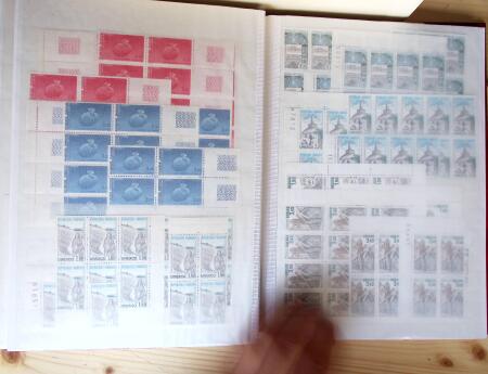 1928-1998, Collection de coins datés en 3 classeurs,