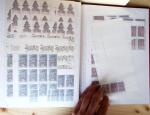 1928-1998, Collection de coins datés en 3 classeurs,