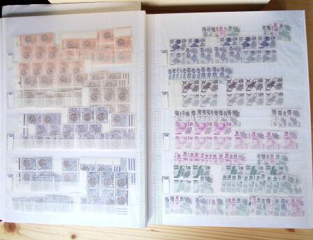 1928-1998, Collection de coins datés en 3 classeurs,
