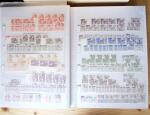 1928-1998, Collection de coins datés en 3 classeurs,