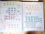 1928-1998, Collection de coins datés en 3 classeurs,