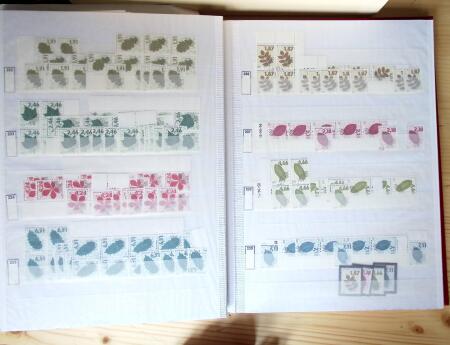 1928-1998, Collection de coins datés en 3 classeurs,