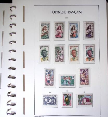 1958-2016, Collection de Polynésie à priori complète,