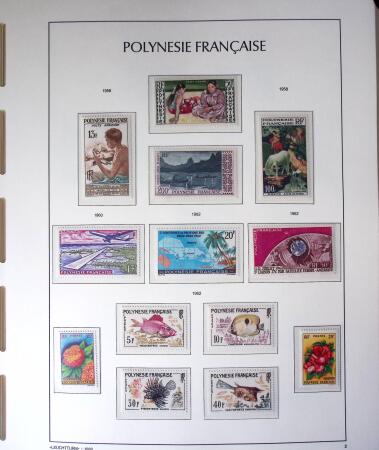1958-2016, Collection de Polynésie à priori complète,