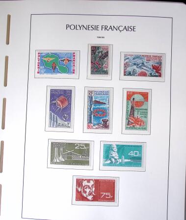 1958-2016, Collection de Polynésie à priori complète,