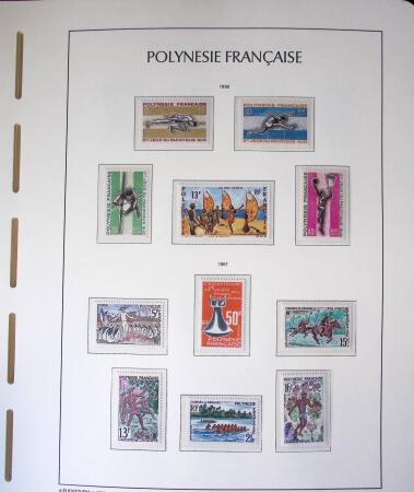 1958-2016, Collection de Polynésie à priori complète,