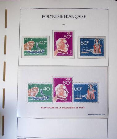 1958-2016, Collection de Polynésie à priori complète,