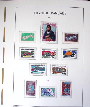 1958-2016, Collection de Polynésie à priori complète,