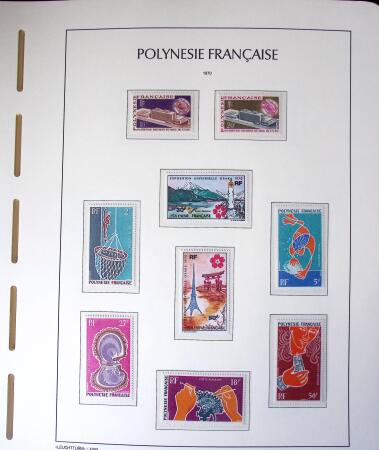 1958-2016, Collection de Polynésie à priori complète,