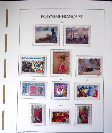 1958-2016, Collection de Polynésie à priori complète,