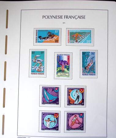 1958-2016, Collection de Polynésie à priori complète,