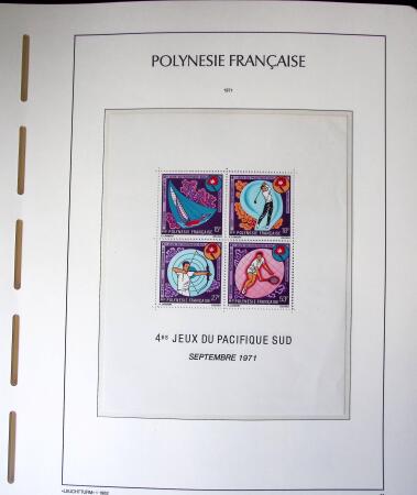1958-2016, Collection de Polynésie à priori complète,