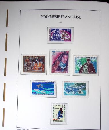 1958-2016, Collection de Polynésie à priori complète,