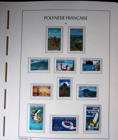 1958-2016, Collection de Polynésie à priori complète,