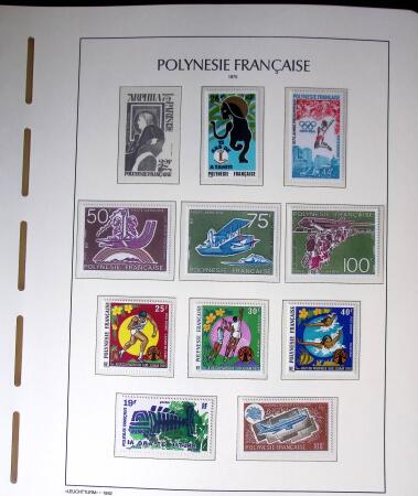 1958-2016, Collection de Polynésie à priori complète,