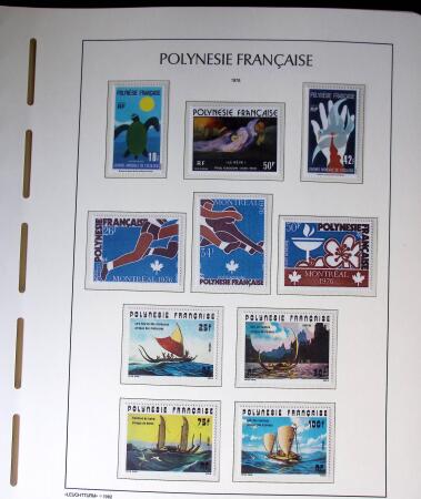 1958-2016, Collection de Polynésie à priori complète,