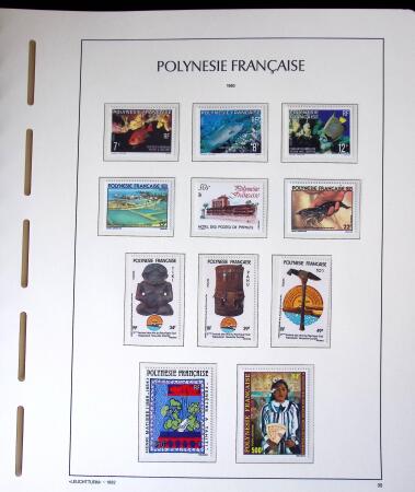 1958-2016, Collection de Polynésie à priori complète,