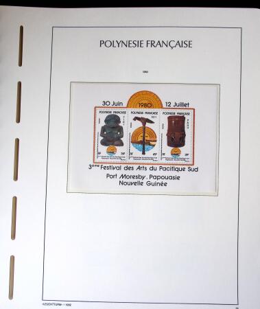 1958-2016, Collection de Polynésie à priori complète,