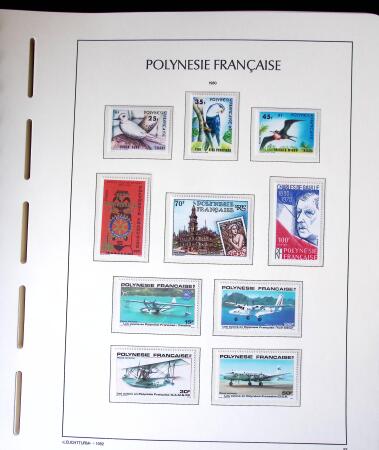 1958-2016, Collection de Polynésie à priori complète,
