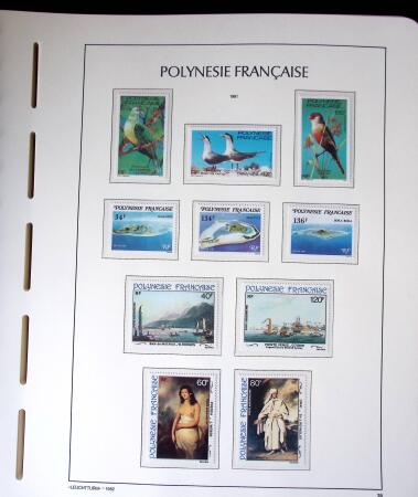 1958-2016, Collection de Polynésie à priori complète,