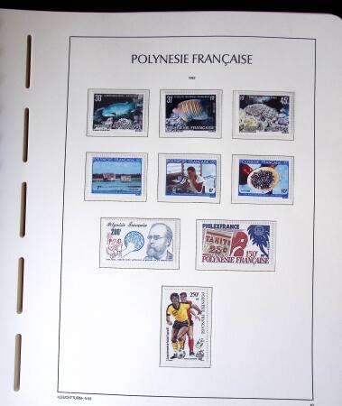 1958-2016, Collection de Polynésie à priori complète,