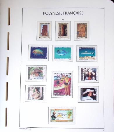 1958-2016, Collection de Polynésie à priori complète,
