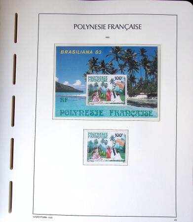 1958-2016, Collection de Polynésie à priori complète,