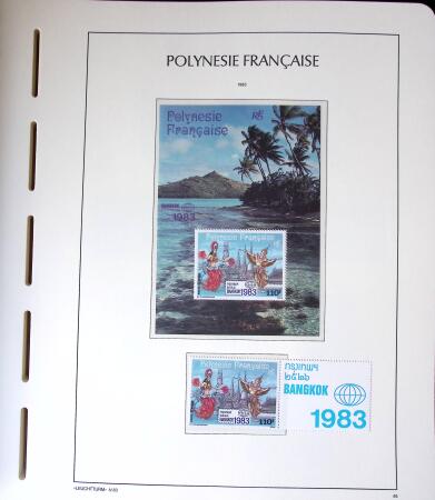 1958-2016, Collection de Polynésie à priori complète,