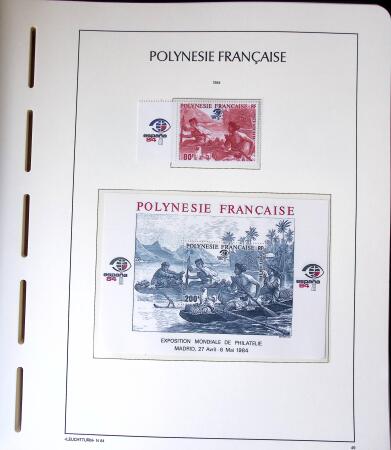 1958-2016, Collection de Polynésie à priori complète,