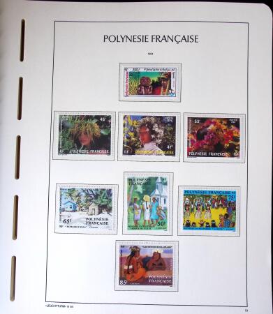 1958-2016, Collection de Polynésie à priori complète,