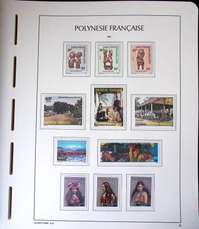 1958-2016, Collection de Polynésie à priori complète,