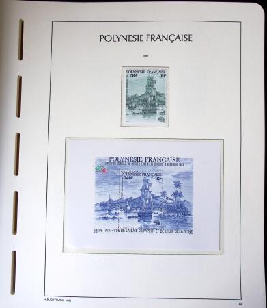1958-2016, Collection de Polynésie à priori complète,