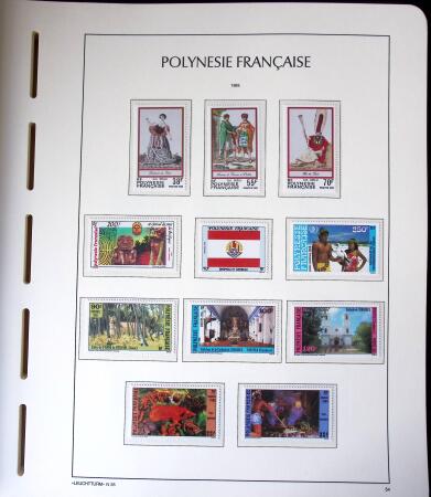 1958-2016, Collection de Polynésie à priori complète,
