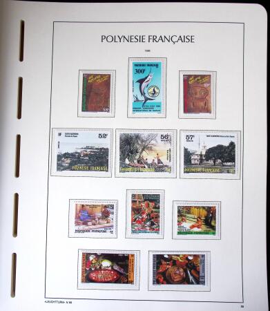 1958-2016, Collection de Polynésie à priori complète,