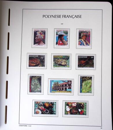 1958-2016, Collection de Polynésie à priori complète,