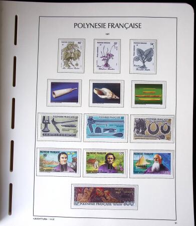 1958-2016, Collection de Polynésie à priori complète,
