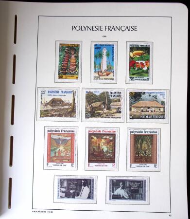1958-2016, Collection de Polynésie à priori complète,