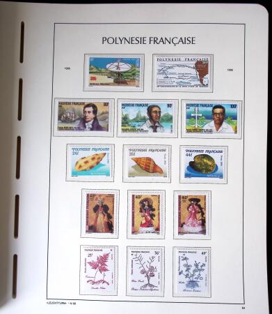 1958-2016, Collection de Polynésie à priori complète,